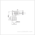 M12 female angle 3 pin connection cable